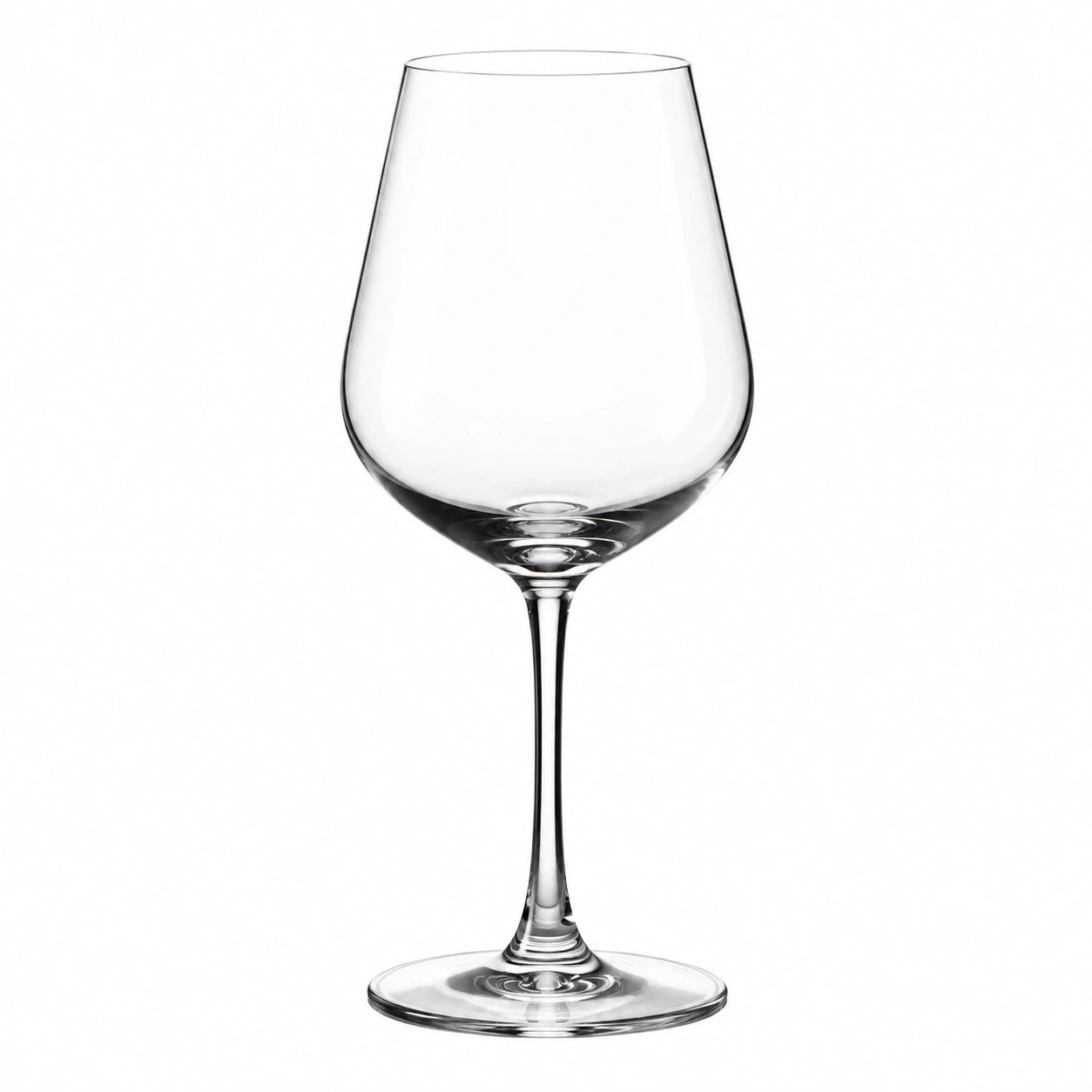 Verre à vin 500 ml 23 cm en verre transparent à pied tulipe